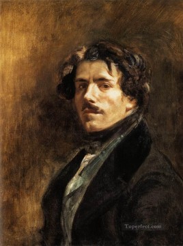  del pintura - Autorretrato Romántico Eugene Delacroix